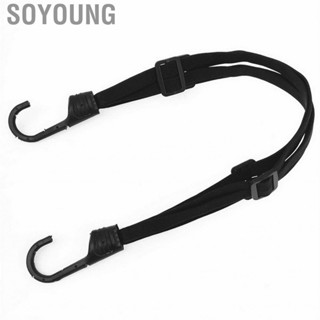 Soyoung Elastic Rope Strap Stable Black Retractable Luggage For Motorcycle