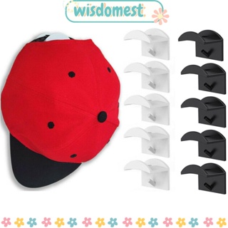 Wisdomest ชั้นวางหมวกเบสบอล มีกาวในตัว 6 ชิ้น