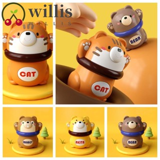 Willis รถของเล่นสัตว์ แมว สุนัข กดและไป ของเล่นรถ Marmot Push Montessori Akita ของขวัญ