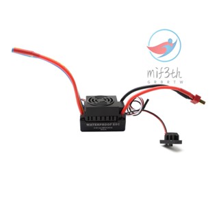 ตัวควบคุมความเร็วไฟฟ้า 60A 2-3S Brushless ESC พร้อม 5.8V/3A BEC สําหรับรถบักกี้บังคับ 1/10 On-road Off-road