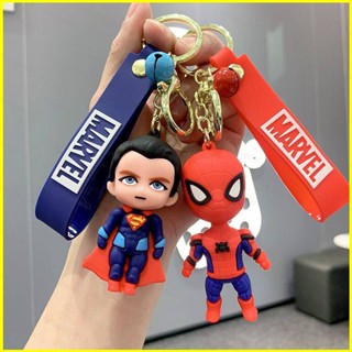 Yyds พวงกุญแจ จี้ตุ๊กตาฟิกเกอร์ Marvel Spider Man PVC สําหรับห้อยกระเป๋า