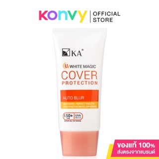 KA UV White Magic Cover Protection SPF50+/PA++++ 30g ครีมกันแดดสำหรับผิวหน้า เพื่อผิวเนียนเป็นธรรมชาติ.