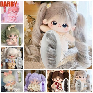 Darby BJD SD วิกผมหางม้ายาว หยิก ผ้าฝ้ายไฟเบอร์เคมี หลากสี สําหรับตุ๊กตา