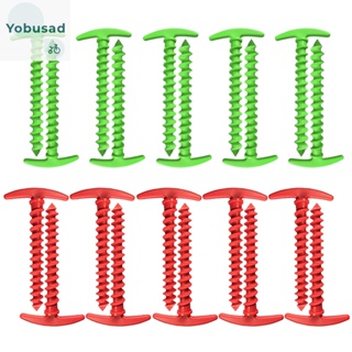 [Yobusad.th] หมุดไนล่อนกันสาด 14.5 ซม. สําหรับตั้งเต็นท์ ตั้งแคมป์กลางแจ้ง 10 ชิ้น