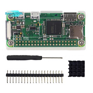 Utzn&gt; เคสอะคริลิค 4 in 1 พร้อมฮีทซิงค์ สําหรับ Raspberry Pi Zero 1.3/W