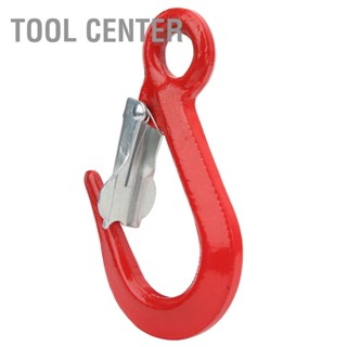 Tool Center 5000Lbs ตะขอยกพร้อมสลักโลหะผสมเหล็กเครนรอกเสื้อผ้าตะขอสำหรับการก่อสร้างเรือ