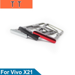  ถาดซิมการ์ดนาโน SD MicroSD แบบเปลี่ยน สําหรับ Vivo X21 X21A X21UD X21UD A