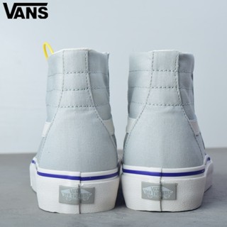 Sp2-230904 Wan33ce Sk8-hi Tapered Wan33ce รองเท้าผ้าใบลําลอง ข้อสูง เบาสบาย สีเทา สีเทา สีเงิน สีเทา สําหรับผู้ชาย ผู้หญิง เหมาะกับการเล่นกีฬา