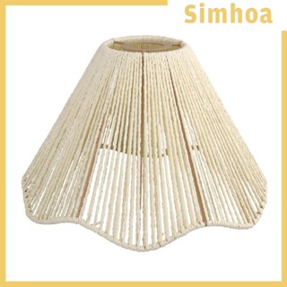 [SIMHOA] โคมไฟเชือกสาน แฮนด์เมด DIY สไตล์โบฮีเมียน สําหรับตกแต่งบ้าน โต๊ะรับประทานอาหาร คาเฟ่