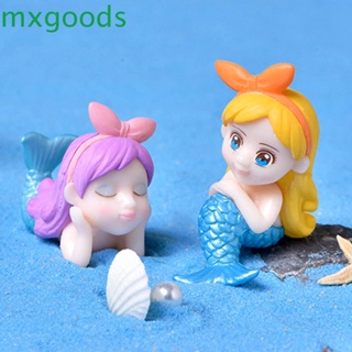 Mxgoods กิ๊บติดผม รูปนางเงือก DIY สําหรับตกแต่งบ้าน สวน ภูมิทัศน์ ขนาดเล็ก