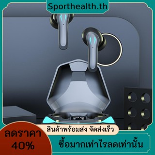 ชุดหูฟังเล่นเกมไร้สาย บลูทูธ 5.3 พร้อมไมโครโฟนในตัว ควบคุมแบบสัมผัส หน้าจอแสดงพลังงาน สําหรับเล่นเกม HIFI