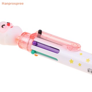 Hanprospree&gt; ปากกามาร์กเกอร์ แบบกด 6 สี ลายคริสต์มาส 10 สี 1 ชิ้น