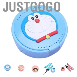 Justgogo Retainer Case Travel Portable Cartoon Cute Mouth Guard  Aligner Container for Men Women