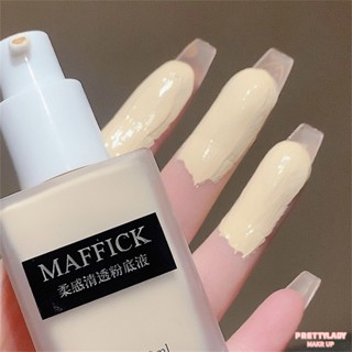 MAFFICK ของแท้รองพื้นชนิดน้ำการปกปิดยาวนานสำหรับผิวไร้ที่ติ Sweatproof กันน้ำเครื่องสำอางให้ความชุ่มชื้น ♥ Dare to be Beautiful