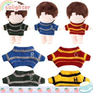 Solighter 20 ซม.เสื้อกันหนาวตุ๊กตา ผ้าถัก ขนาด  สําหรับเด็ก