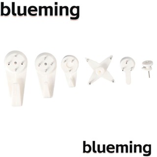 Blueming2 ชุดตะขอแขวนรูปภาพ คอนกรีต พลาสติก สีขาว ไม่เสียหาย สําหรับติดผนัง 42 ชิ้น