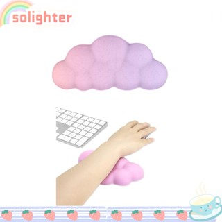 SOLIGHTER แผ่นรองข้อมือเจล แบบนิ่ม กันลื่น ไล่โทนสี สําหรับใช้ในบ้าน