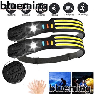 Blueming2 ไฟหน้า LED เซนเซอร์ แบบชาร์จไฟได้ กันน้ํา ชาร์จ USB สําหรับตกปลา ตั้งแคมป์