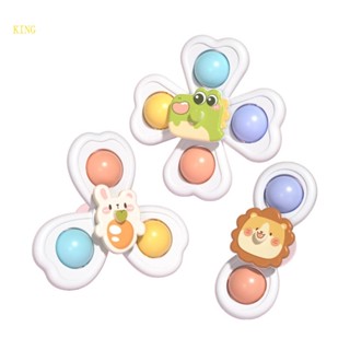 (ลดราคาสูง) Royalking.my Fidgets Spinner ของเล่นหมุนได้ ถ้วยดูด ของเล่นอาบน้ํา สําหรับเด็ก
