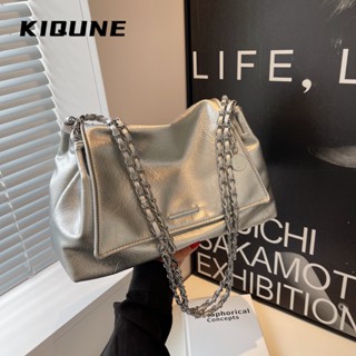 KIQUNE กระเป๋าผ้ากระเป๋าผ้าแคนวาส Tote Bag 2023 NEW GTT2390LCW 36Z230909