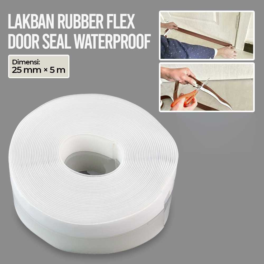 Alloeet Duct Tape Rubber Flex Door Seal Strip Bottom Seal Waterproof - TP39