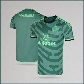 เสื้อยืดแขนสั้น ลายทีมชาติฟุตบอล Celtic Third Away SY3 2023-24 พลัสไซซ์ YS3