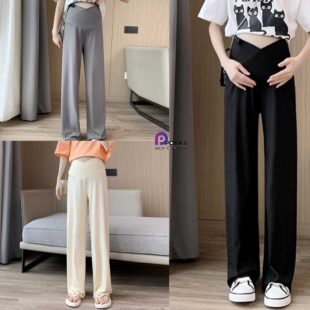 กางเกงขายาวคนท้อง กางเกงใส่สบาย ราคาถูก