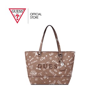 GUESS กระเป๋าสะพายผู้หญิง รุ่น FF903922 ROXBERRY TOTE สีน้ำตาล