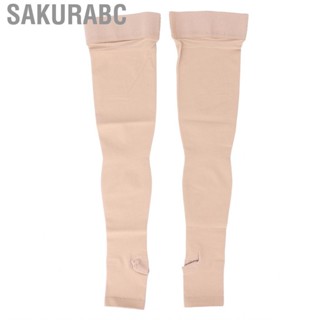 Sakurabc Compression Stockings  Open‑Toed Hose for Daily Use