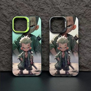 เคสโทรศัพท์มือถือชุบไฟฟ้า ลาย Zoro สําหรับ Apple Iphone 14promax 13 12 11 xsmax ACBJ