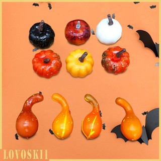 [Lovoski1] โมเดลฟักทองปลอม 10 ชิ้น สําหรับปาร์ตี้ฮาโลวีน