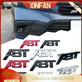 Xinfan1 ชิ้น ABT โลหะ ด้านหน้า ตะแกรง ตราสัญลักษณ์ รถ โลโก้ ด้านข้าง สร้างสรรค์ ตกแต่งด้านหลัง สัญลักษณ์ สติกเกอร์ รูปลอก อุปกรณ์จัดแต่งทรงผม