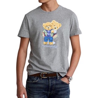 [S-5XL] New🔥 เสื้อยืดคอกลมแขนสั้น unisex Polo Bear By Ralph Lauren ตรงปก 100%