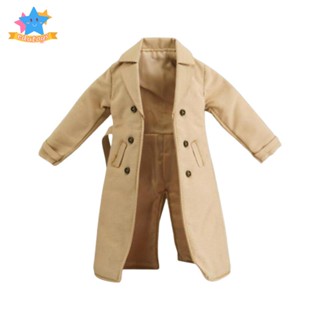 [Edstars] โมเดลฟิกเกอร์ Trench Coat สเกล 1/12 แฮนด์เมด สําหรับตุ๊กตา 6 นิ้ว