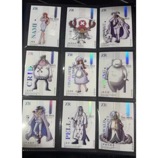 การ์ดอะนิเมะ One Piece ZR Whole Set 18 ใบ