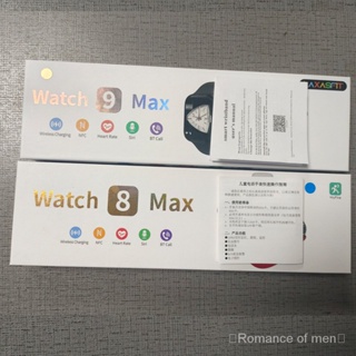 นาฬิกาข้อมือสมาร์ทวอทช์ วัดอัตราการเต้นของหัวใจ หน้าจอ 2.01 9Max8 U5W0