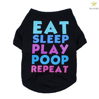 Stylish Dog Spring Summer Clothes Short Sleeves Shirt for Puppy Dogs