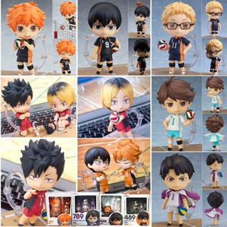 โมเดลฟิกเกอร์ Nendoroid Haikyuu Shoyo Hinata 461 1411 Tobio Kageyama 489 1455 Oikawa Tooru Kei Tsukishima ของเล่นสะสม สําหรับเด็ก