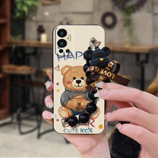 soft case protective case Phone Case For Infinix Hot12/X6817 Back Cover cute Black pearl pendant Cartoon Dirt-resistant