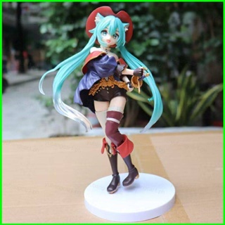 โมเดลฟิกเกอร์ อนิเมะ Wonderland Hatsune Miku Cat in Boots ของเล่นสําหรับเด็ก ตกแต่งบ้าน เก็บสะสม ของขวัญ