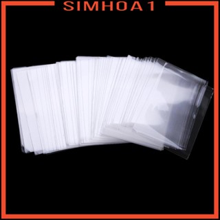 [Simhoa1] ปลอกการ์ดใส ขนาด 60x90 มม. สําหรับป้องกันธนาคาร 100 ชิ้น