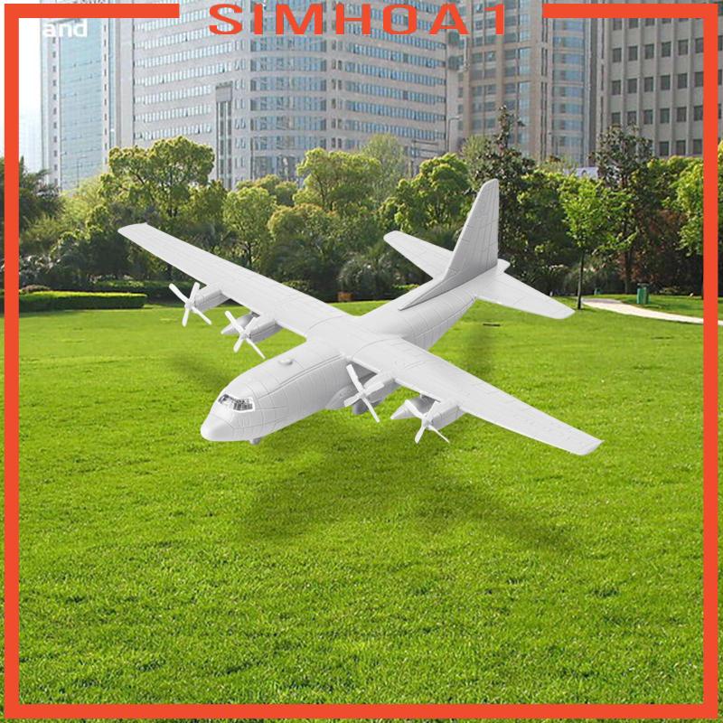 [Simhoa1] 1/144 เครื่องบินขนส่ง C130 เครื่องบินรุ่น 4D เครื่องบินขนาดเล็กของเล่น