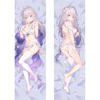 Emilia Sex Re:Zero Starting Life in Another World ปลอกหมอน ลายอนิเมะ Dakimakura ขนาด 50x150 ซม. สําหรับกอดร่างกาย