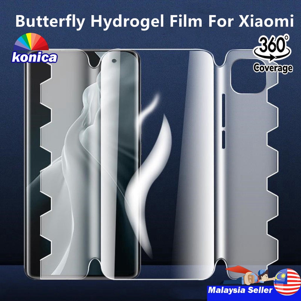 Xiaomi 11 Ultra / Mi 11 Lite / Mi 11 / Mi 10 / Mi 10 Ultra / Mi 10 Pro Butterfly 360 Hydrogel ป้องกั