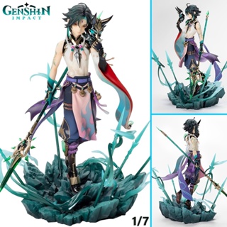 Figure ฟิกเกอร์ กาชาปอง Genshin Impact  Xiao เซี่ยว ยักษาผู้พิทักษ์ชาวเมือง 1/7 Guardian Vigilant Yakshaz pmhappiness