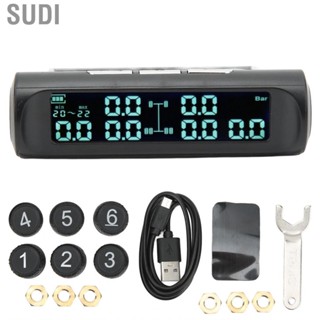 Sudi Tire Pressure   DC 5V Loud Volume Alarm  Warning for 6 Wheel RV