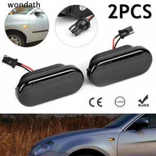 Wonda ไฟเลี้ยวไดนามิก LED ABS กันน้ํา สําหรับรถยนต์ VW Golf MK4 Ford Passat 1 คู่