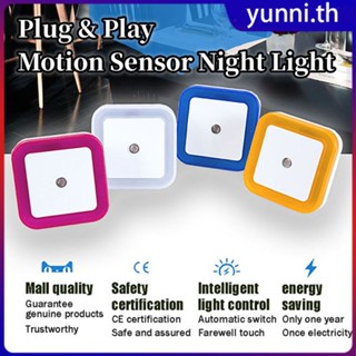 Auto Sensor Night Light อัจฉริยะ Light Sensor ควบคุมโคมไฟติดผนังสำหรับห้องนอนเด็กห้องรับแขกห้องน้ำ Yunni