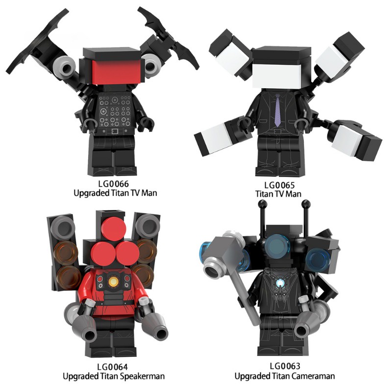 โมเดลฟิกเกอร์ อัพเกรด Titan Cameraman Speakerman TV Man Skibidi Toilet Series ขนาดเล็ก ของเล่นสําหรับเด็ก