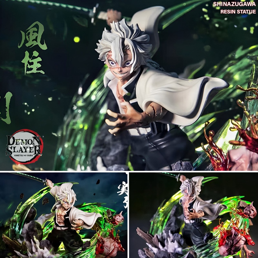 Figure JK JianKe Studio Demon Slayer  ดาบพิฆาตอสูร Shinazugawa Sanemi ซาเนมิ ชินาซึงาวะ งานปั้น พร้อ